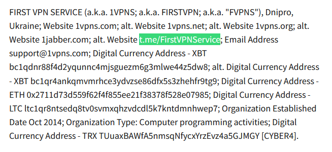 AlterRion's tweet photo. @IntCyberDigest This channel is in OFAC's SDN List now:

https://t.co/nfubGKEnaY https://t.co/lLCjJJu8Xp