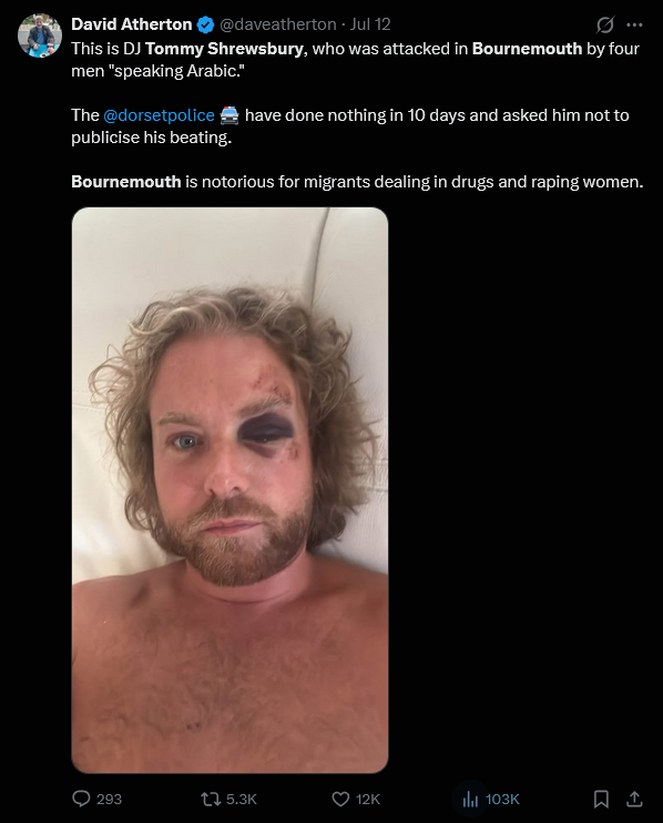MMMedia's tweet photo. @dorsetpolice Treasonous https://t.co/L6OnjoaHRp