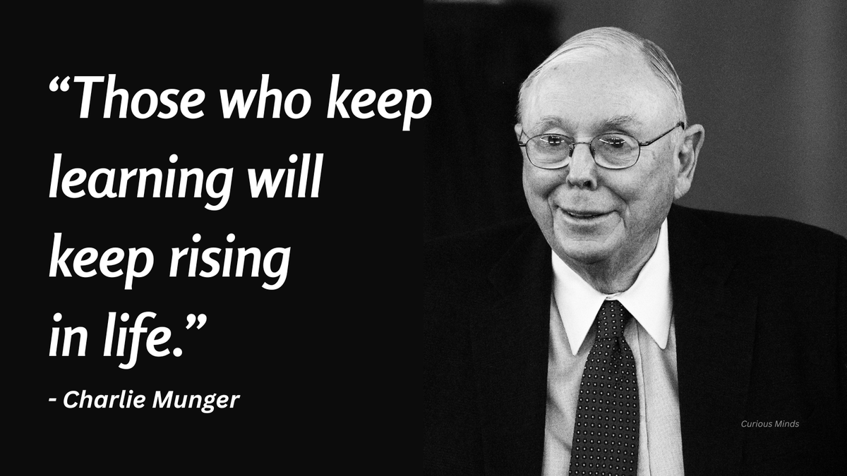 CuriousMindsHub's tweet photo. - Charlie Munger https://t.co/66siEHSnBJ