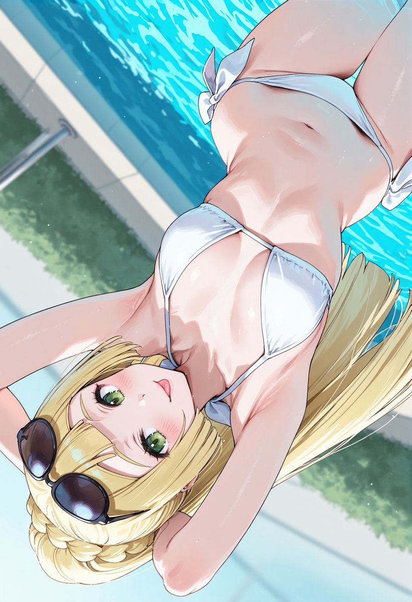 botchi967's tweet photo. リーリエ/lillie  (1/2)                                                                                                                                                                                                                                                                            SFWイラスト