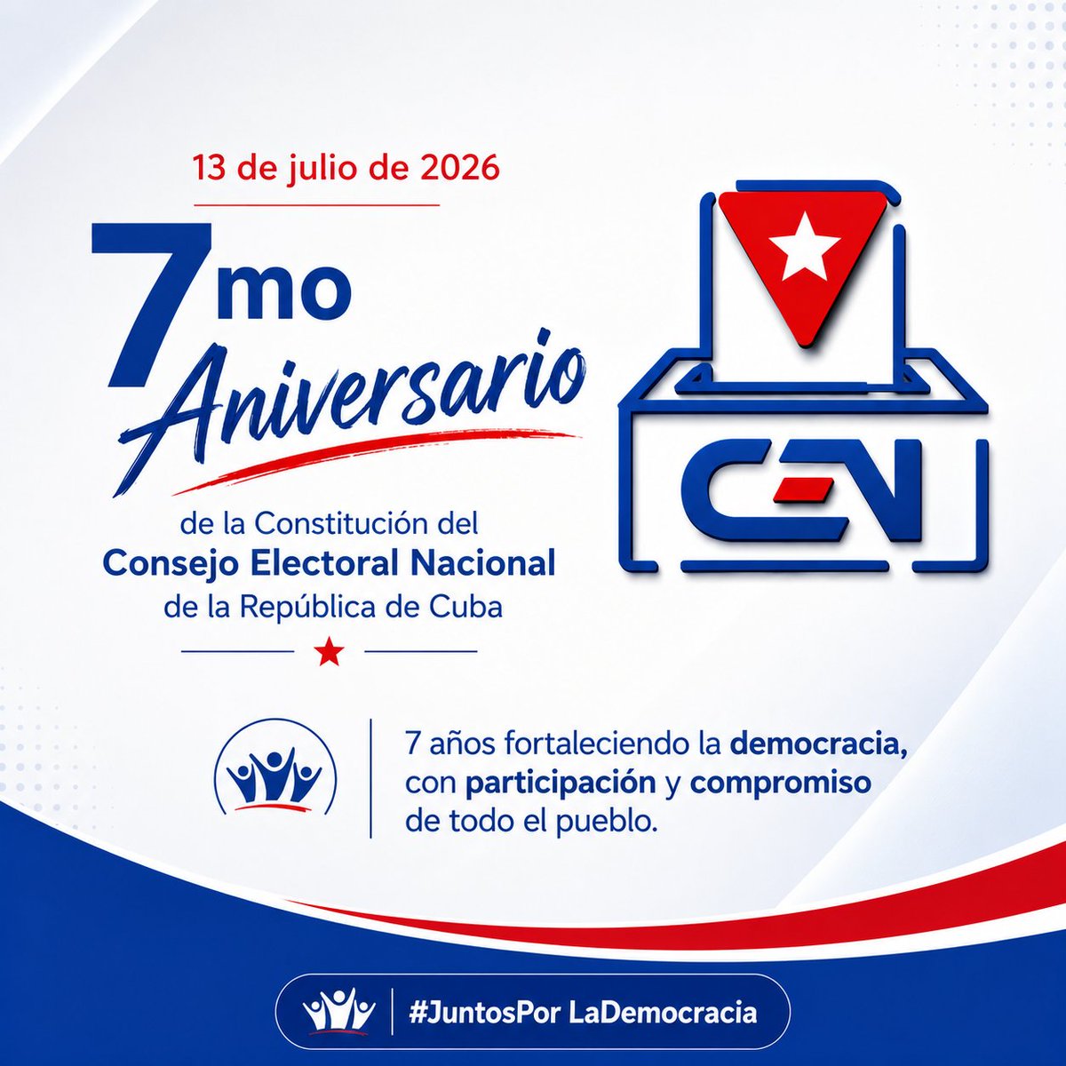 MeiselC35033's tweet photo. 🗳️🇨🇺 Cada proceso democrático tiene cimientos invisibles: el trabajo riguroso de quienes lo hacen posible.Reconocemos a nuestros funcionarios y trabajadores electorales. Su responsabilidad y entrega son la garantía de transparencia y legitimidad. 
#JuntosPorLaDemocracia https://t.co/7cAJJAB5Mv