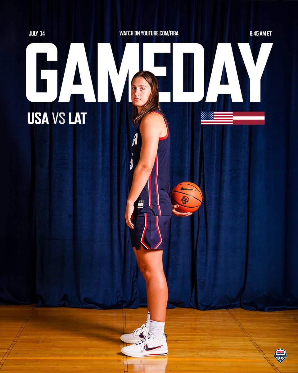 usabjnt's tweet photo. Group A Finale 👊

🇺🇸 #USABWU17 vs 🇱🇻 Latvia

📍 Starez Arena Vodova, Brno 🇨🇿
🕘 8:45 am ET

📺 https://t.co/DBpmDkt0rs https://t.co/f1iG8TiPJO