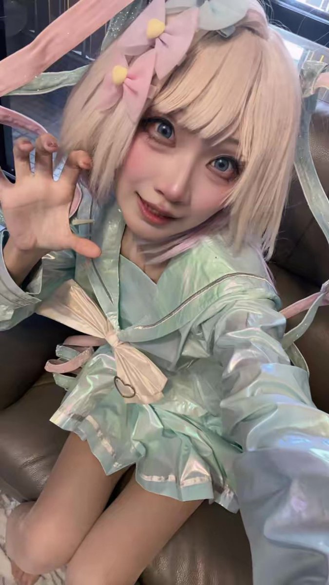 kawa__cos's tweet photo. 「小天使請安！」

#cosplay #コスプレ 
#超天醬 #主播女孩重度依賴 #NEEDYGIRLOVERDOSE https://t.co/cPd6lKnqlR