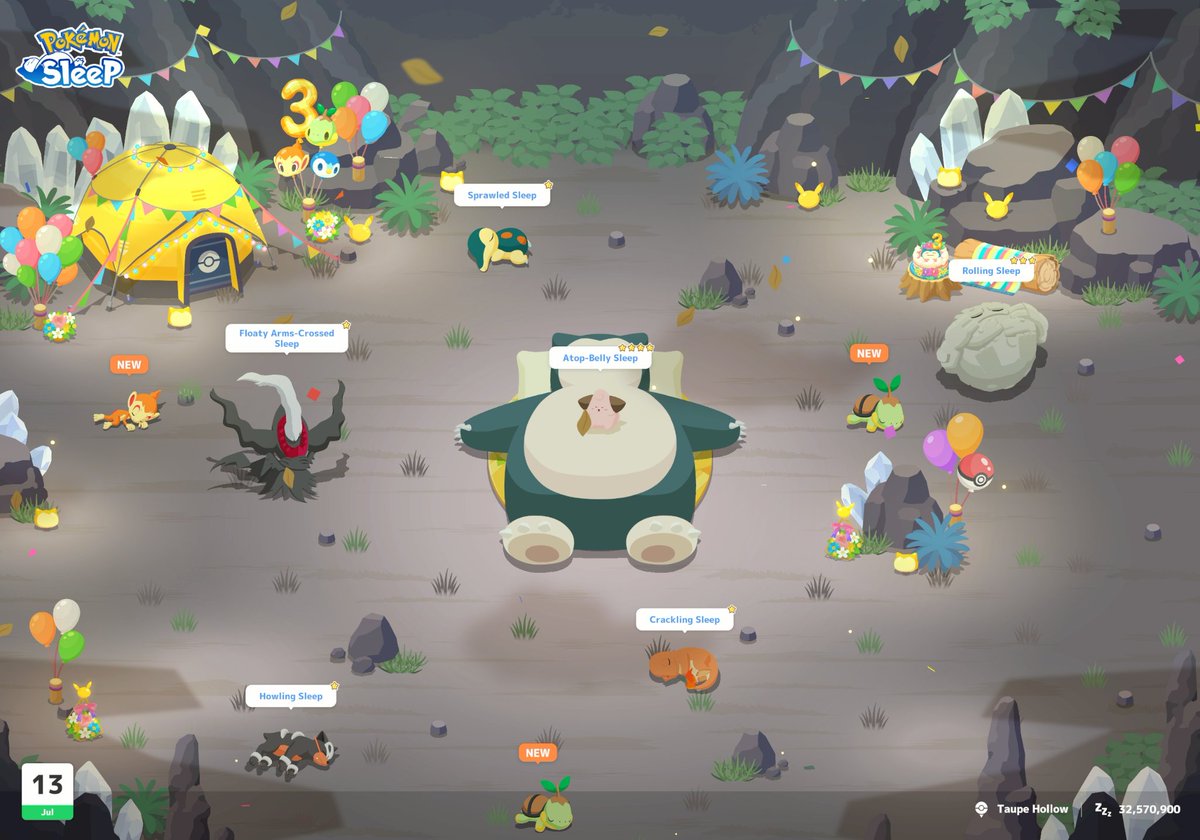 paulakatarina's tweet photo. Day 1 of #PokemonSleep3rd!
https://t.co/obOrMWHbXN
#PokemonSleep https://t.co/dXnkQ2nrTF