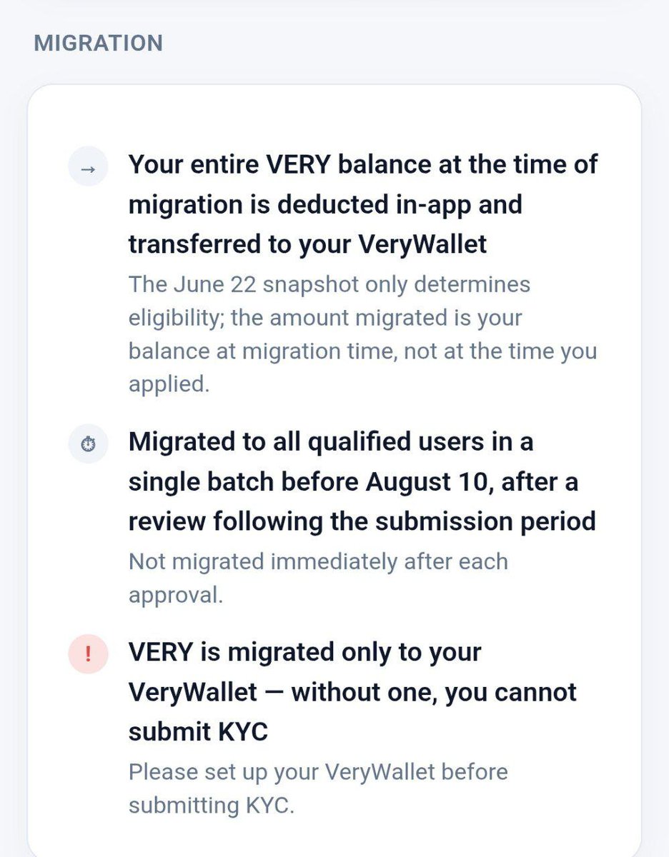Crypto_AirdropT's tweet photo. Everyone will receive access to the VeryChat KYC interface if they are eligible. However, if you happen to miss it, do not worry; a third round of KYC will be offered. 🌀✨

VeryChat Community Update
https://t.co/bdPVO4B5eG

▶️How many Very Tokens have you mined? 🪙💻

#VeryToken #VeryChatKyc #KYC