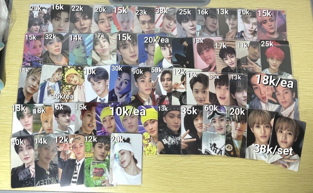peiasthree's tweet photo. CLEARANCE SALE AAB NCT 
[1/2]

🏠 Depok
❌️ pack + adm
❌️ each (BULK ONLY)

‼️JANGAN DIJADIKAN PATOKAN ‼️

NO CONDI, condi hanya untuk barang damage

T. Wts aab nct dream 127 wayv wish  jeno jaemin haechan renjun mark chenle jisung taeyong doyoung jungwoo riku https://t.co/PyTOarsKv3