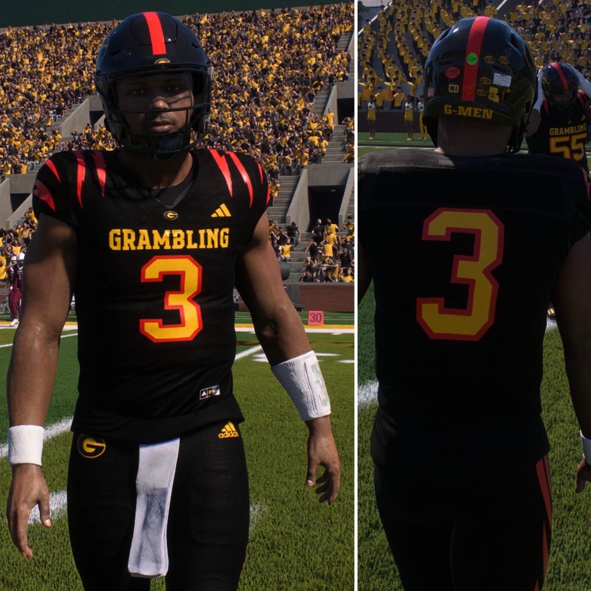 TrussBuiltCFB's tweet photo. 🚨 Grambling State is now uploaded!

I wanted to get the Grambling into TeamBuilder, and I’ll continue updating everything as more information becomes available before the season starts.
#GramblingState #GSUTigers #CollegeFootball27 #TeamBuilder

USERNAME: TRuss850 https://t.co/nO9CMEipE5