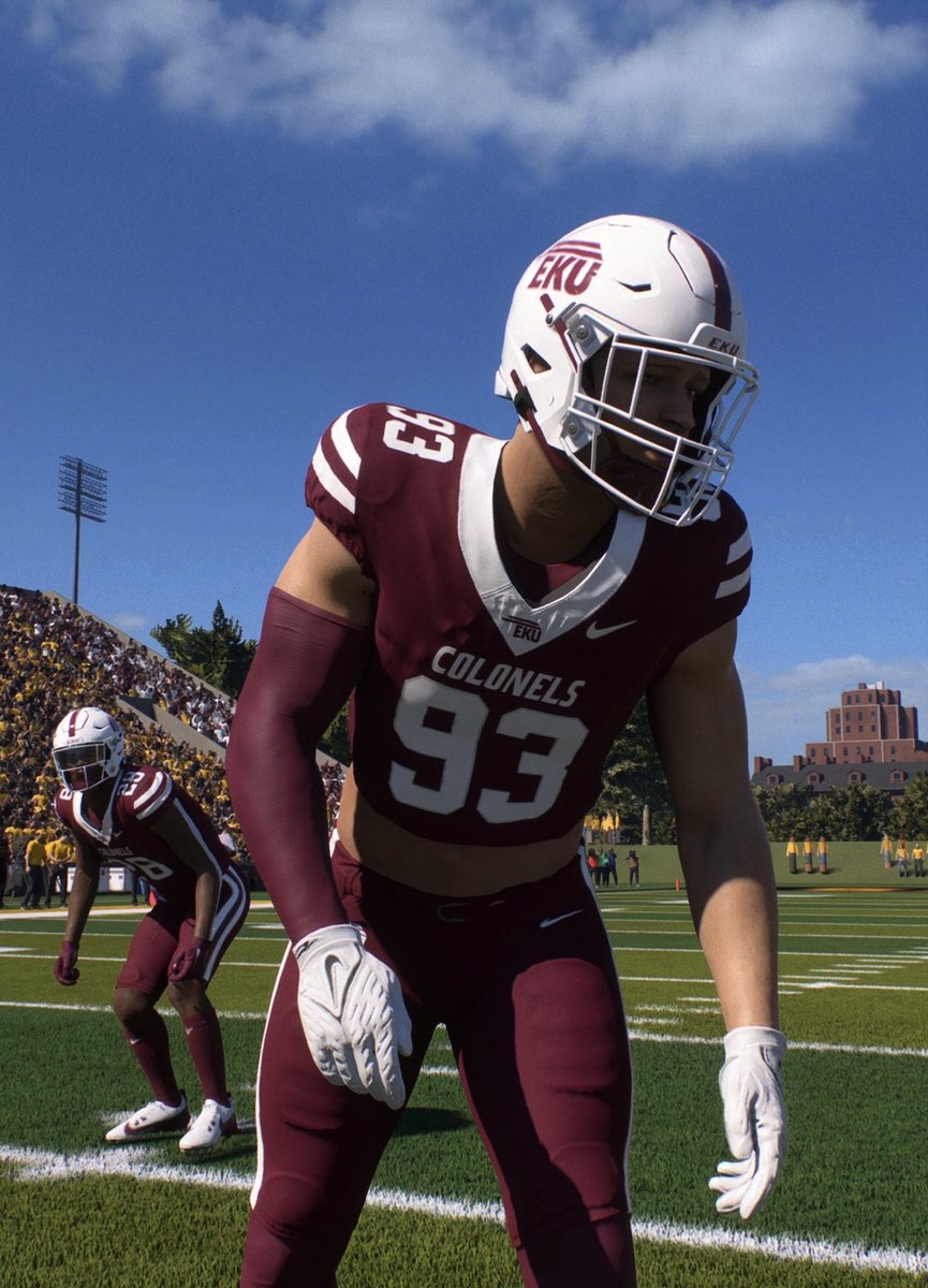 TrussBuiltCFB's tweet photo. 🚨 Eastern Kentucky is now uploaded!
The Colonels feature a real 2026 roster, authentic uniforms and a detailed TeamBuilder setup. The roster is included, but the depth chart order is not finalized and will be updated before the season begins.

Search: TRuss850
#EKUFootball #GoBigE #EasternKentucky #CollegeFootball27 #TeamBuilder