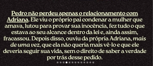 boocomenta's tweet photo. 🚨Para quem não conseguiu interpretar o BÁSICO!

Claudia, AUTORA DA NOVELA, acabou de compartilhar uma psicóloga explicando EXATAMENTE o que levou Pedro ao casamento! 

O Pedro SACRIFICOU a própria vida pq não se achava mais MERECEDOR de ser feliz. 
#QuemAmaCuida #Pedriana https://t.co/71s6orsoZR
