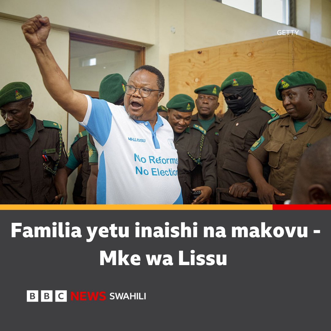 bbcswahili's tweet photo. Siku ambayo kila kitu kilibadilika – Mke wa Tundu Lissu
https://t.co/evANcQ5UqK https://t.co/uU66IcgJsU