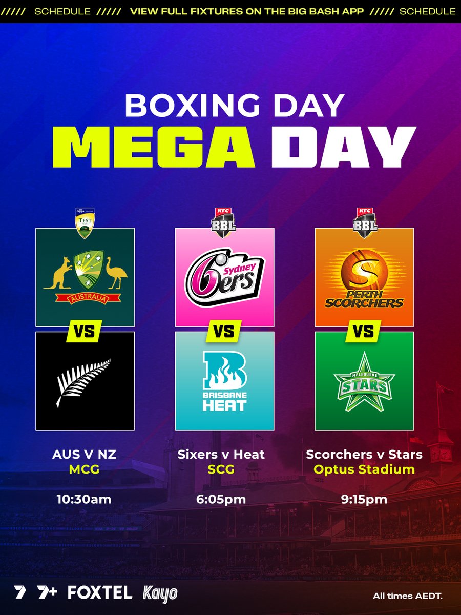 KFC Big Bash League tweet media
