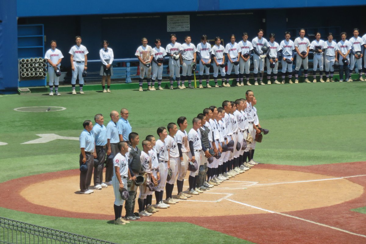 sff160k's tweet photo. 母校を応援に横須賀スタジアムへ⚾5-0の快勝で、ミラクル2016年以来の4回戦進出👏 #平塚江南 https://t.co/DXjOC29uuV