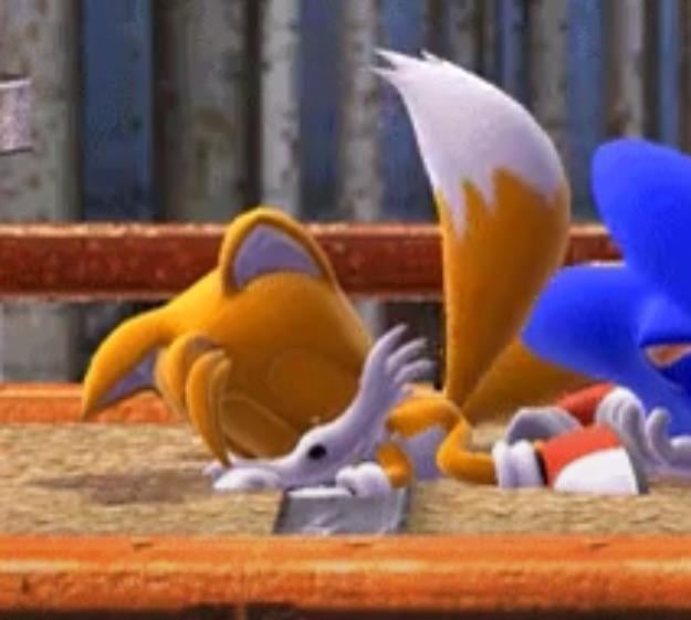 EepyGirlJulie's tweet photo. i lovr tails so much hes so cuteee i need him playable in more games :( https://t.co/wGYmKIuQCU
