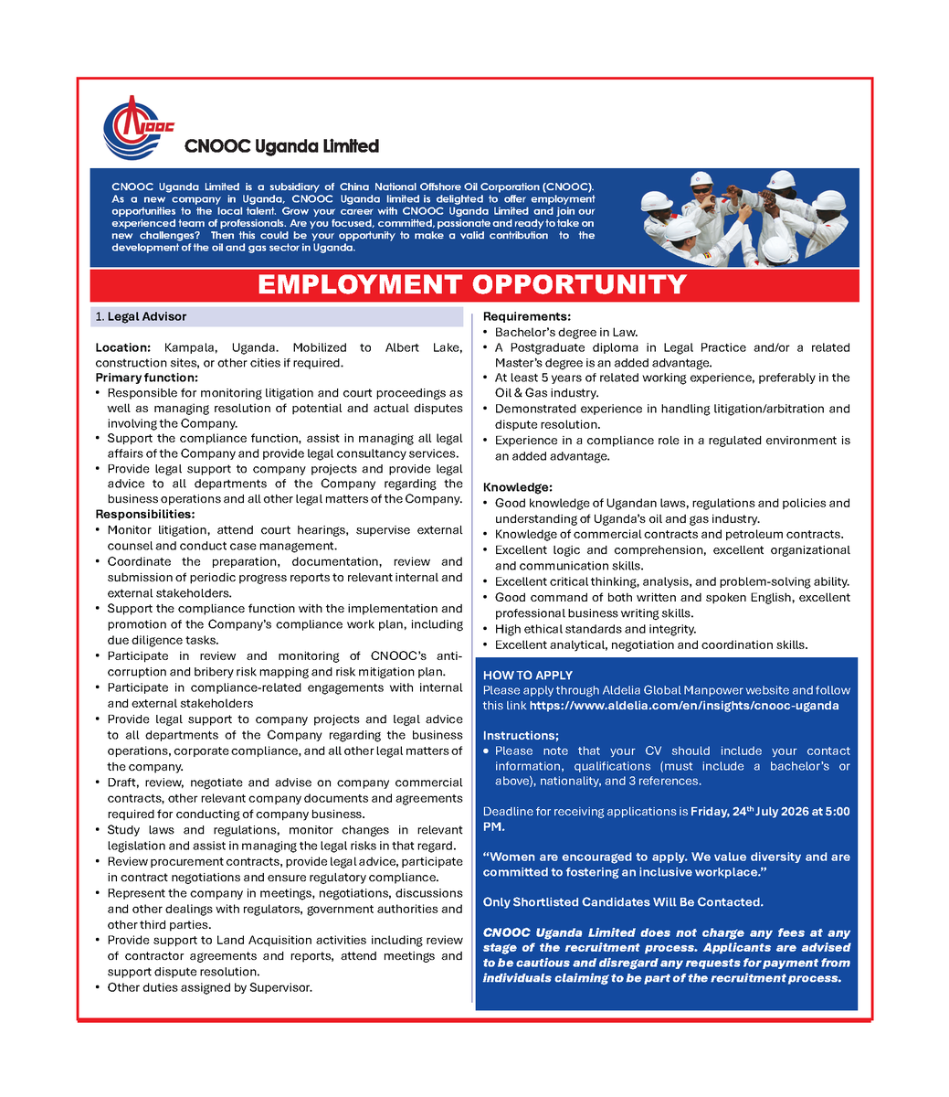 CNOOC Uganda Limited tweet media