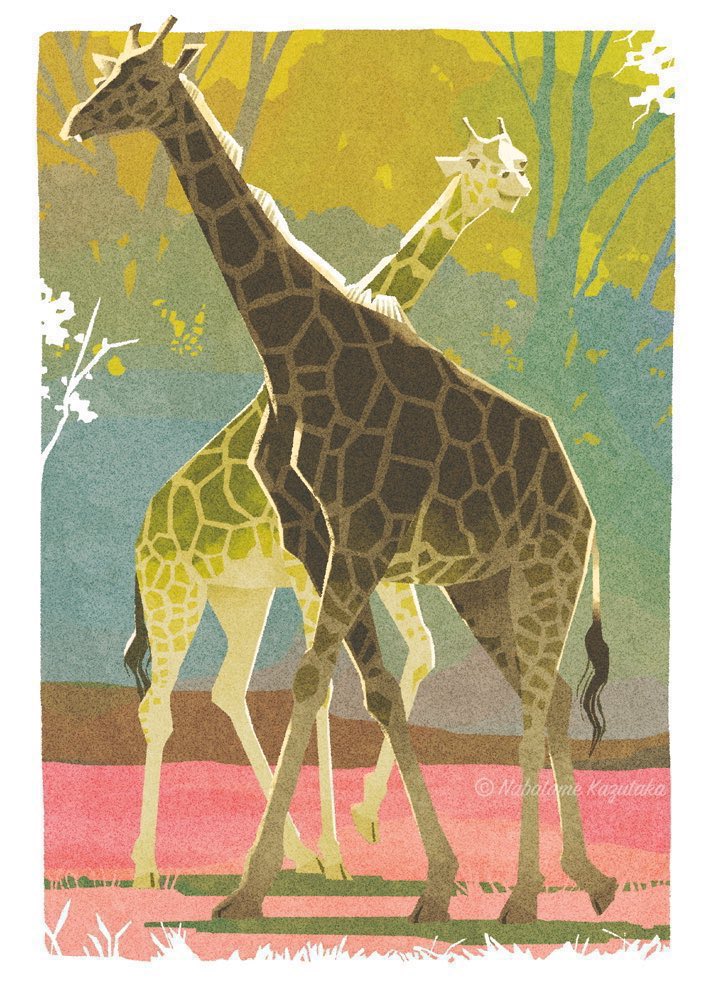 NabatameKaztaka's tweet photo. "Two Giraffes"
(2021) https://t.co/chFBRRW4R8
