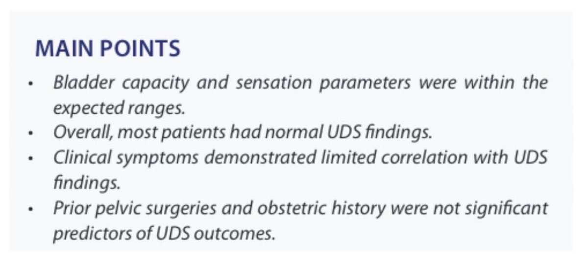 TurkJUrol's tweet photo. The Role of Urodynamic Studies in Female Patients with Non-Neurogenic Lower Urinary Tract Dysfunction: A Retrospective Analysis
Hanan Mohammed Shamrani et al.
#lowerurinarytractdysfunction #urodynamicstudies #urology
Article Link :
https://t.co/BxyzMdkx0a https://t.co/EehqYr72rF