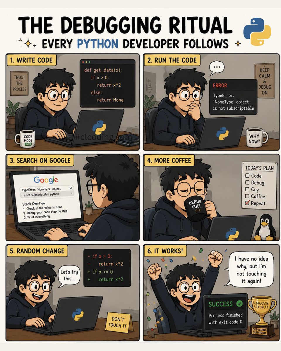 Python Coding tweet media