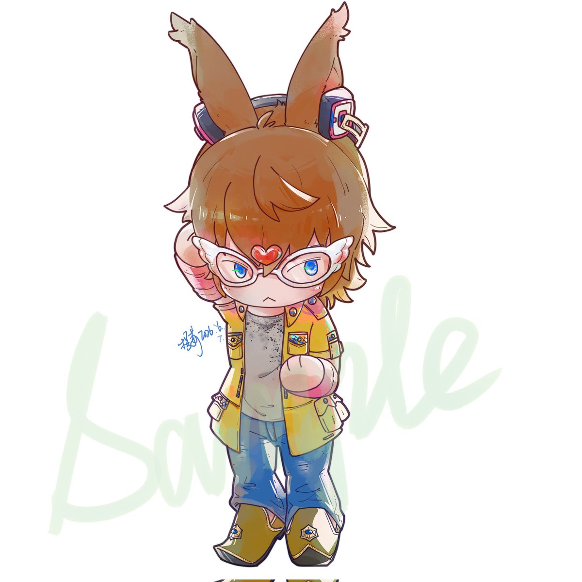 ya_noko's tweet photo. #FF14 #FF14イラスト #うさお #FF14art 
ともだちのキャラです🐰 https://t.co/9AAVTxuLxX