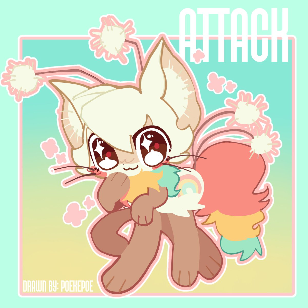 PoekePoe's tweet photo. #artfight2026ㅤ Attacks I did 👍🏼👍🏼 (I'm very inconsistent with my Artstyle I know 😿) https://t.co/l320nmU5HM