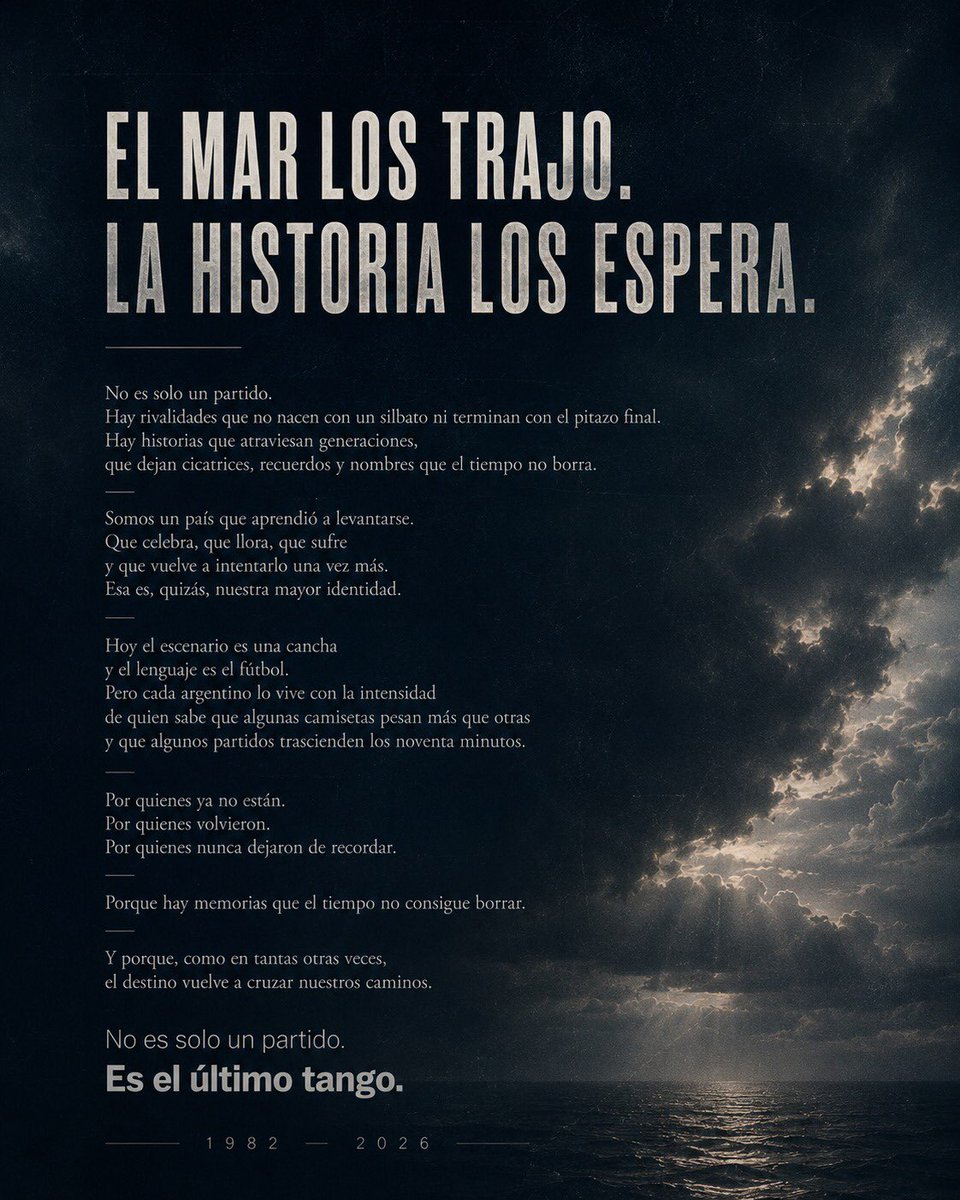 southframe_'s tweet photo. EL MAR LOS TRAJO,
LA HISTORIA LOS ESPERA. 
#Argentina #MundialDelFútbol2026 https://t.co/J0ZPFPr213