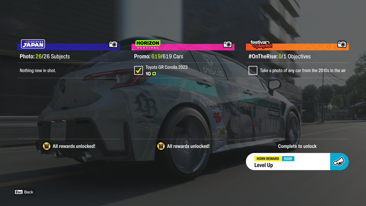 officially completed horizon promo in forza horizon 6! now i just