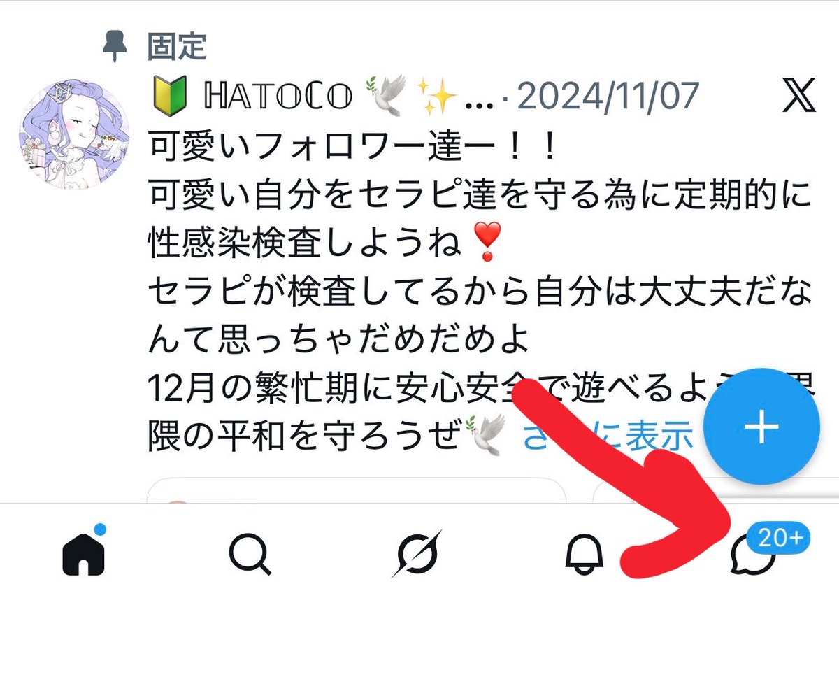 hatoco_TOU's tweet photo. 一生20+なので新規通知なかなか気づけないのじゃ🕊️✨ https://t.co/rKng8h0hzZ