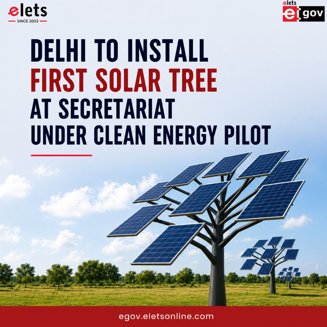 egovonline's tweet photo. The Delhi Government is set to install the Capital's first Solar Tree at the Delhi Secretariat as part of a pilot initiative to promote renewable energy adoption and demonstrate innovative urban solar solutions.
Read more: https://t.co/1112OZ2zE7
#Delhi #SolarTree #CleanEnergy https://t.co/5LTutbbCjM