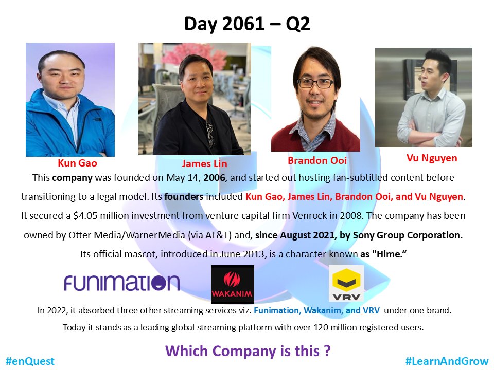 enQuest_'s tweet photo. Day 2061 - Q2
#enQuest
#LearnAndGrow https://t.co/Y6TtYMzAV2