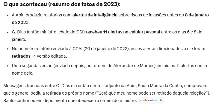 Amaro_Coronel's tweet photo. Segundo o @grok , G. Dias mentiu ao Senado sobre o 8 Jan.
Mas ninguém deu importância para isso.
Pessoas foram condenadas a décadas de prisão, apesar dessa mentira, apesar da não individualização das condutas e apesar do sumiço misterioso de imagens promovido por Dino. https://t.co/LT7gREEggp