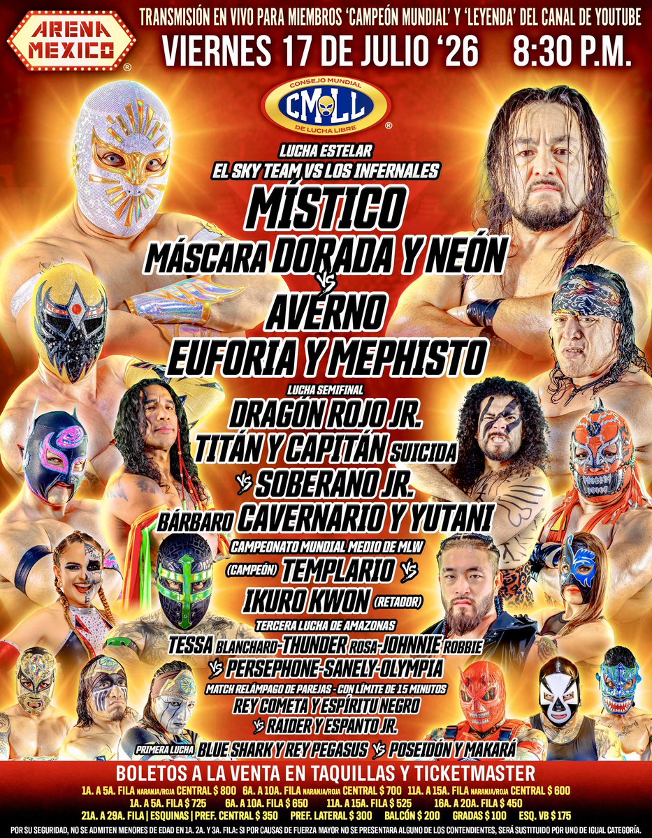 Lucha Libre CMLL tweet media