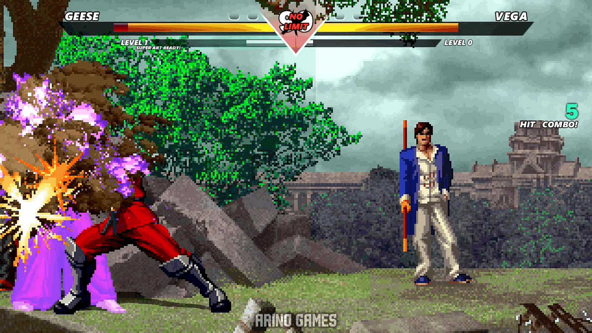MayaWitch's tweet photo. GEESE VS. BISON. THE ULTIMATE BATTLE OF THE FINAL BOSSES! https://t.co/FWiAAYDKSt ラスボス対決! #MUGEN #ArinoGames #StreetFighter #FatalFury #KOF #GeeseHaword #Mbison #Vega https://t.co/ChInqGSb7T