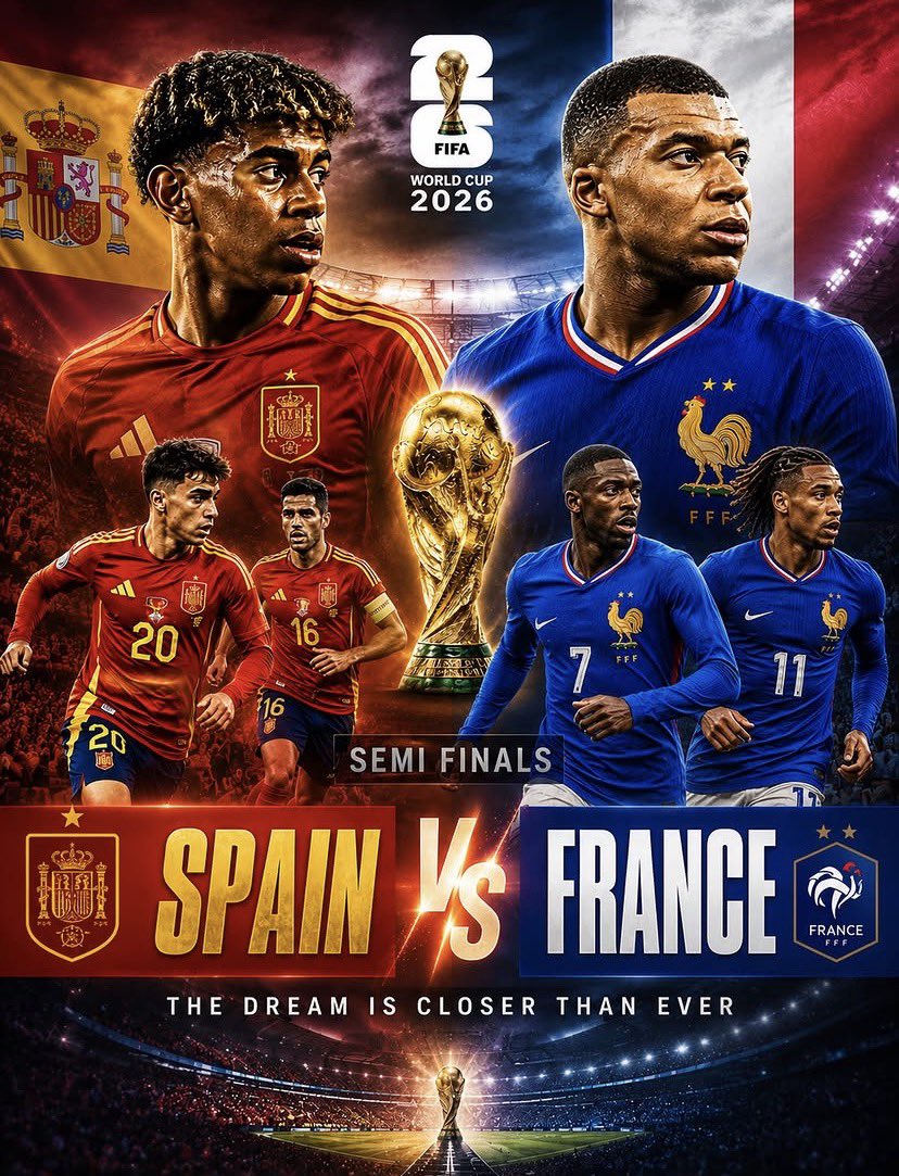 NCFaustin's tweet photo. @BiyinzikaUg France 🇫🇷 1-1 Spain 🇪🇸 
#France 
#Spain 
#FifaWorldCup2026
#BiyinzikaPoultryUgandaLtd https://t.co/pIorfxA5Vr