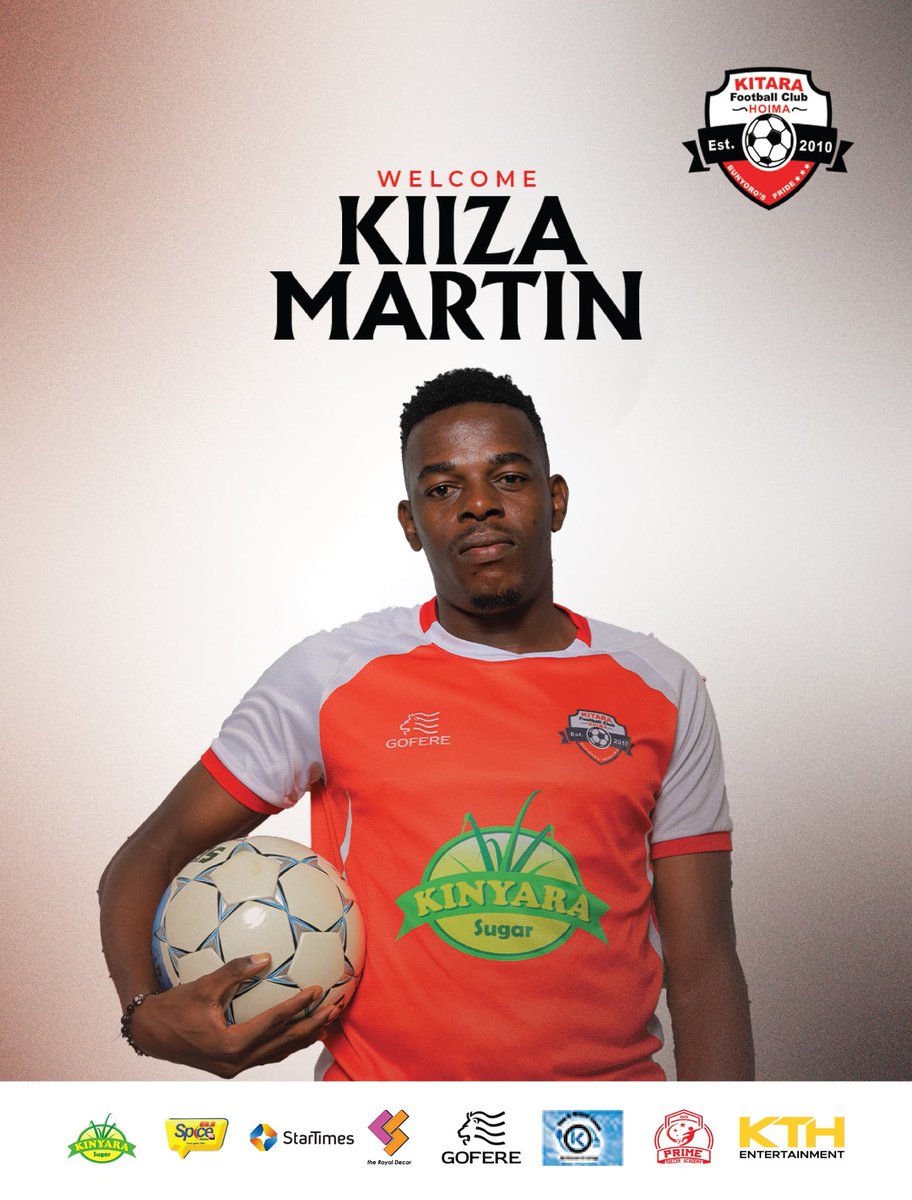KitarafcHoima's tweet photo. ⚡️ A NEW ATTACKER UNLEASHED! ⚡️

It's official, Winger Martin Kiiza has joined Kitara FC on a two years contract.

Known for his speed and tireless work rate, Kiiza is ready to light up the wings in the Kingdom 🦁🔥

"Tukutangiriire Omurongo Kiiza"🙏🏾🙏🏾 https://t.co/U4loGnLxur