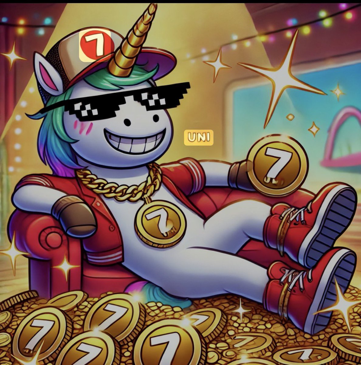 sevenunisol's tweet photo. High Risk =high Reward 🦄 #7uni #solana #memecoin https://t.co/xLfFYoKHpP