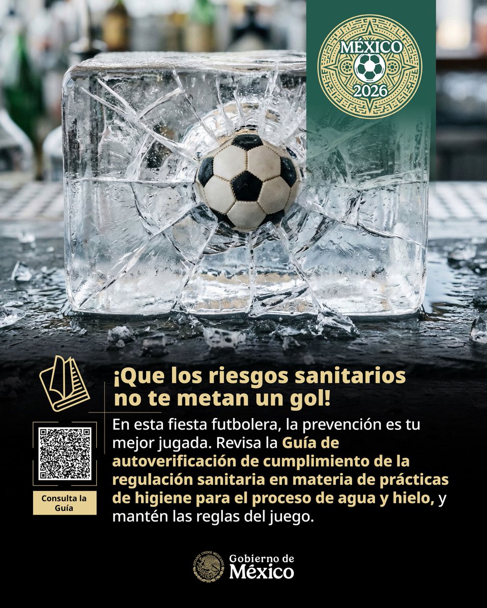 CoeprisM's tweet photo. Calidad que previene enfermedades
¿Sabías que un vaso de agua o un cubo de hielo de mala calidad pueden cambiar tu semana por completo? Vigilamos que el agua y el hielo que consumimos tengan una calidad microbiológica y química adecuada
#COFEPRIS #COEPRIS #SSM #MichoacánEsMejor https://t.co/ShHrG0jro3