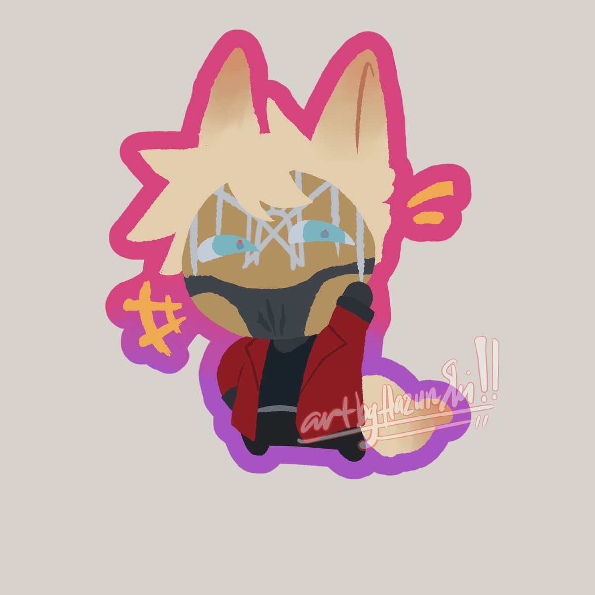 HazunShi's tweet photo. Idk what i'm drawing... 
 #sleeptokenart https://t.co/3nvDsyE62B