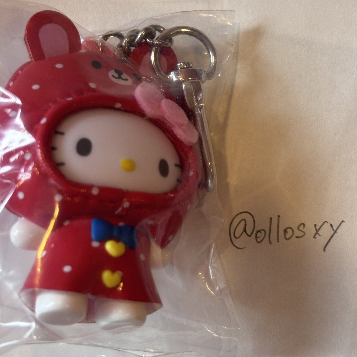 ollosxy's tweet photo. サンリオ ちびっとも 交換 レインコート キティ ウサハナ 

【求】同種 ウサハナ

【譲】画像のもの キティ

横浜、池袋での手渡し又は郵送での交換希望
よろしくお願いいたします。 https://t.co/WN2gnRYaWS