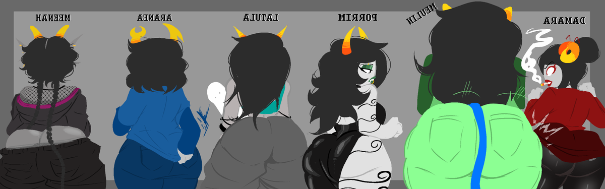 itsjustfamin's tweet photo. The back view. We can stop asking now
#homesmut #homestuck https://t.co/jKTV0OpRp3
