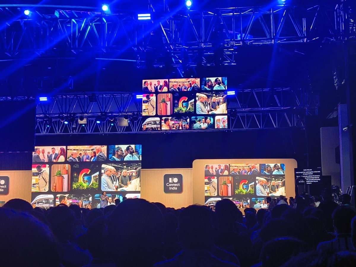 sahana_kishan's tweet photo. At Google I/O Connect
1. Build for India, with India
2. Examples like Smart stethoscope using Google's gemma models to help asha workers were truly inspiring
3. Deep tech innovation demos were amazing
4. Meeting like minded developers
#GoogleIOConnect #BuildWithGemma https://t.co/FMe7CuST1J