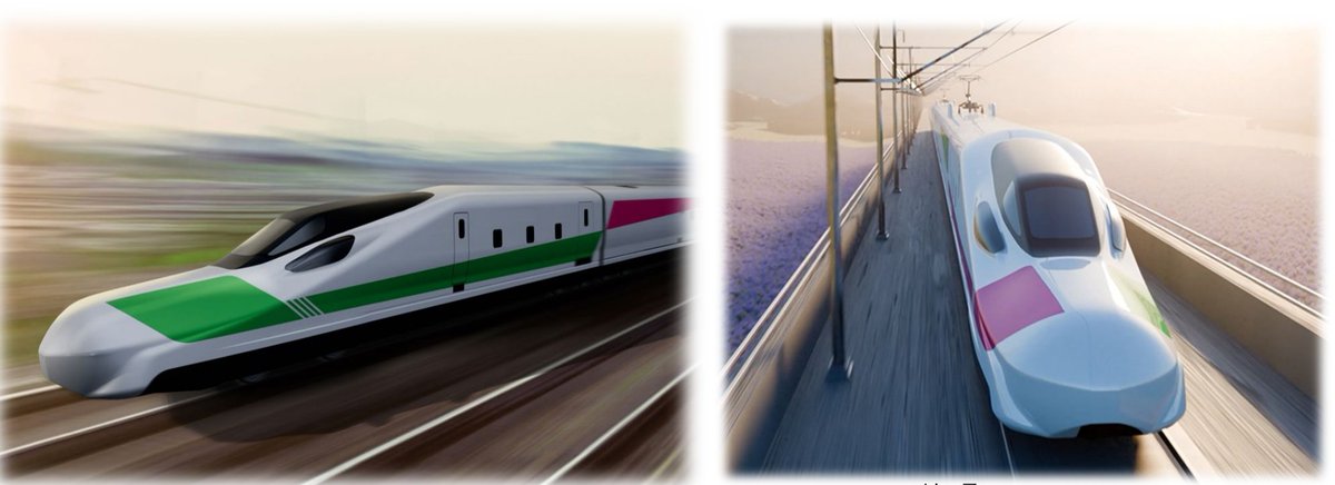 ntv_tetsudobu's tweet photo. 【速報】
JR東日本　
検測用新幹線車両East i後継車
E927形デザイン&amp;
愛称「SOAR（ソアー）」発表

アルファベットのOに事故事象ゼロ目指す意味込める

次期秋田新幹線車両ベース
最高速度320km/h
2029年度中検測開始予定

JR東日本社長会見👉️https://t.co/NQyEwxKRR9

画像はJR東日本リリースより https://t.co/cm1qJk2Fww