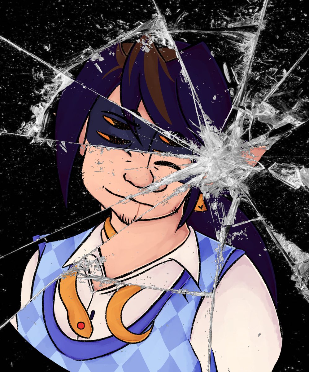 catlokis's tweet photo. #ARTFIGHT2026 who's that in the looking-glass? https://t.co/rrQrILfhHH