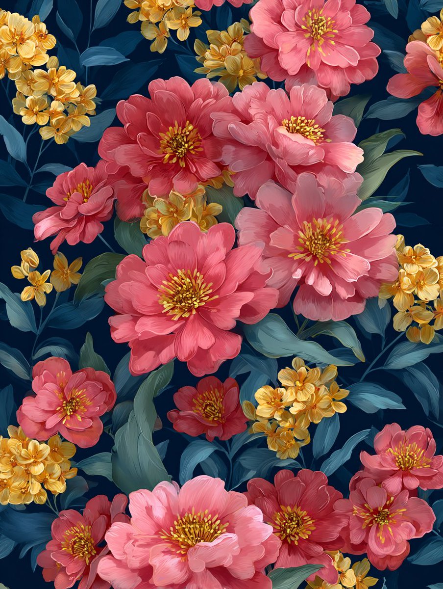 BubbleArtDesign's tweet photo. Floral illustration https://t.co/FgG6NEjgY0