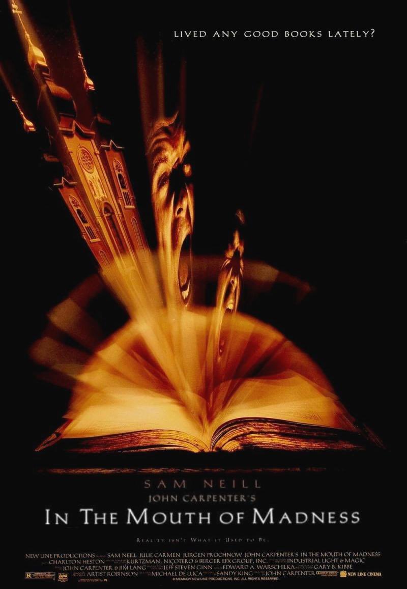 PepPrieto's tweet photo. La meva recomanació a @elmonarac1: "Al cor de la por". Sam Neill va oferir una de les seves millors interpretacions en aquest homenatge a Lovecraft en què John Carpenter documenta la imaginativa i terrorífica recerca d'un escriptor desaparegut. De lloguer a Amazon i Apple https://t.co/5Nf8ovtDro