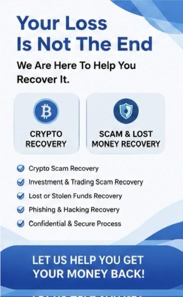 Anabelafxrm's tweet photo. SCAM AWARENESS: RECOVERY EXISTS  
Thousands impacted by crypto fraud.  
Professional guidance delivers hope.  
💬 Direct Message for assistance.  
#CryptoRecovery #CryptoScam #RecoverCrypto #Fundsrecovery #ScamRecovery https://t.co/zFvJSkSlu2