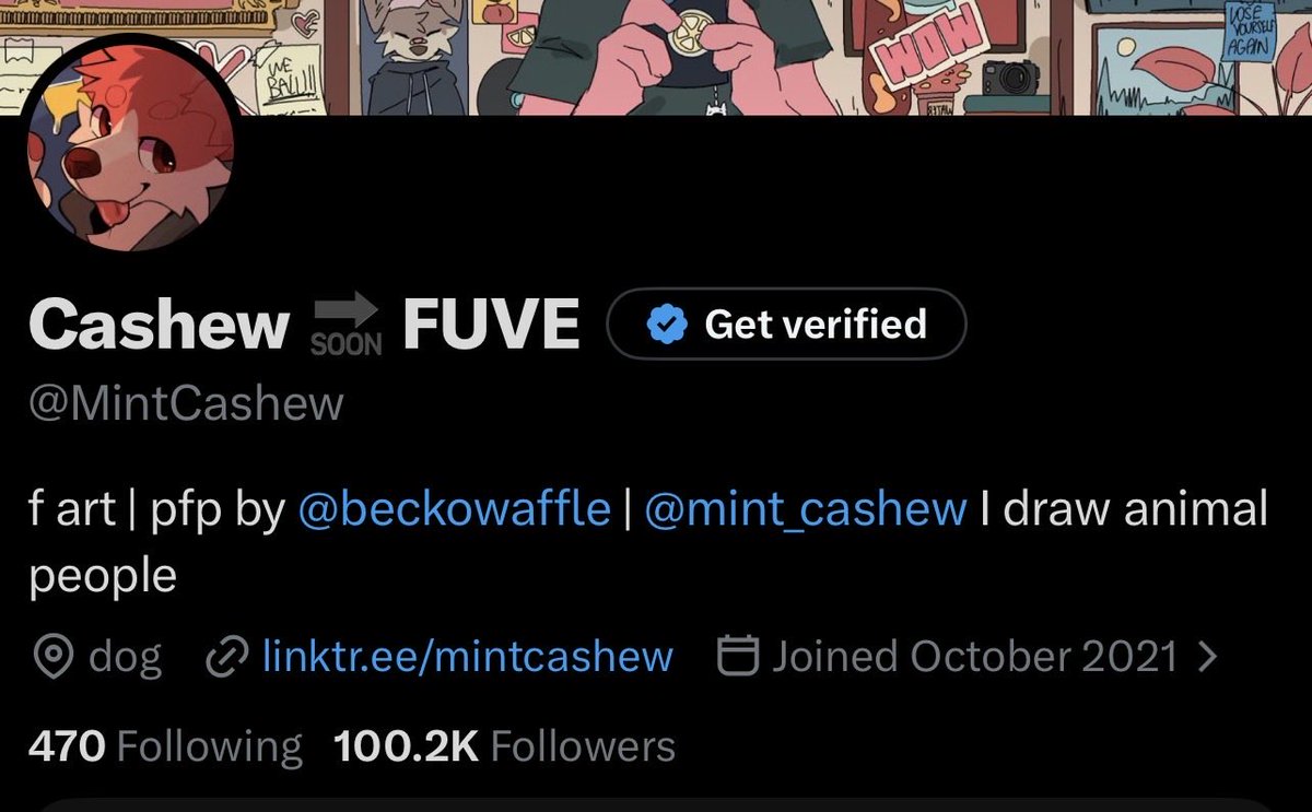 Cashew 🔜 FUVE tweet media