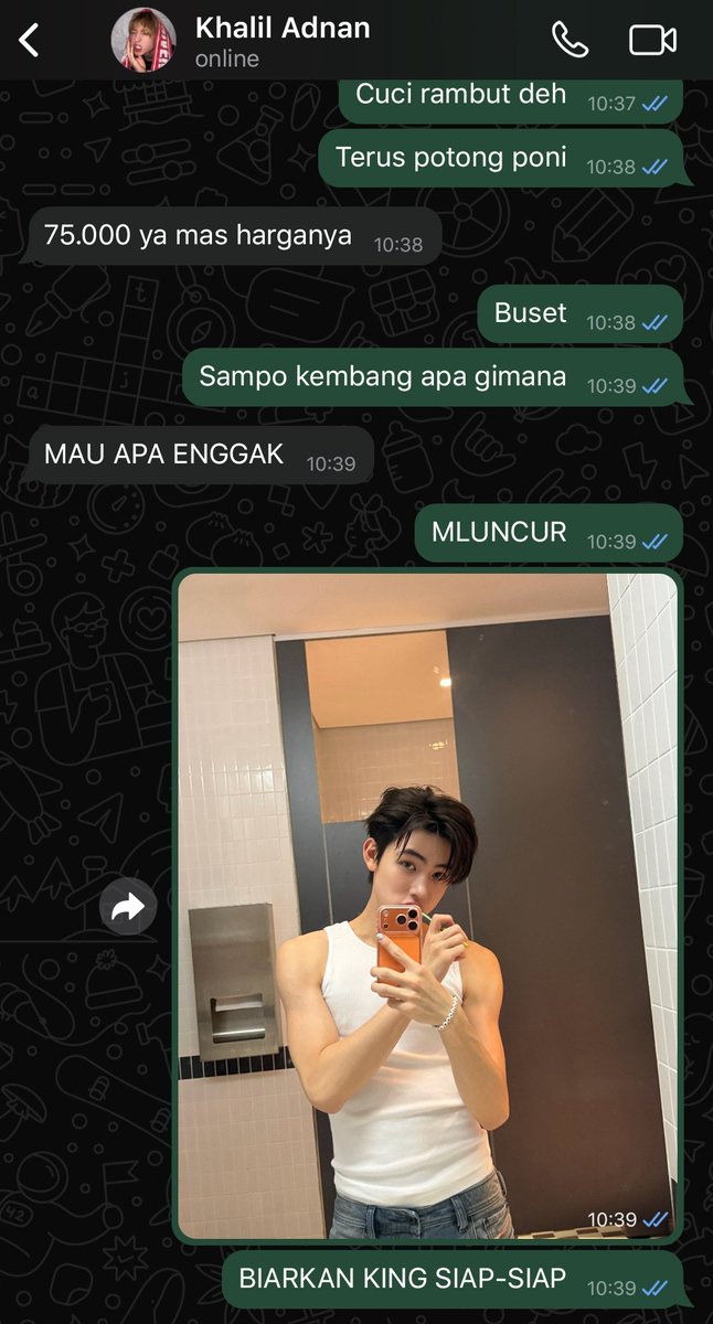 rockthevault's tweet photo. Daily dose of Khalil Adnan and a series of things he chose to endure daily #syeongttin https://t.co/simLARW5An