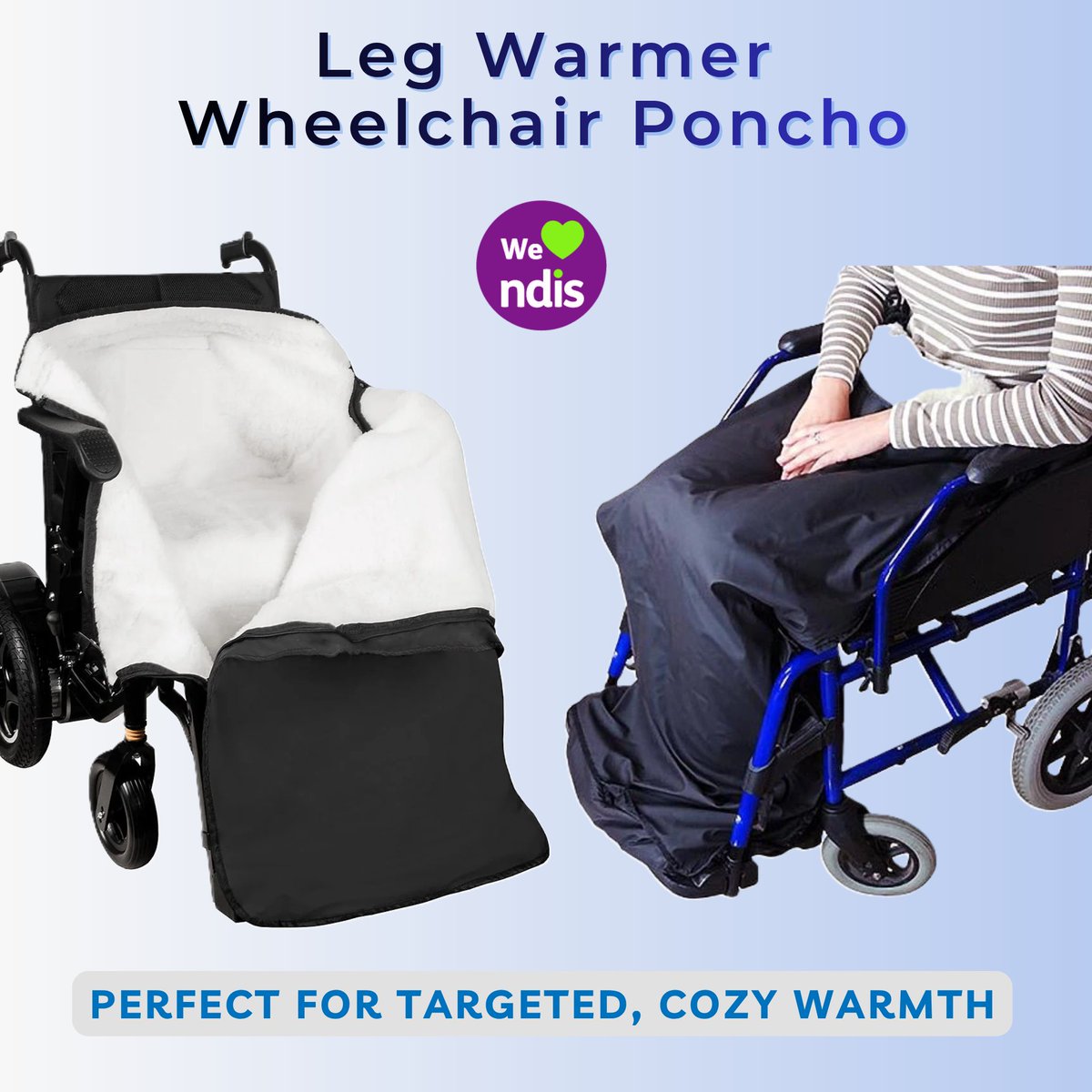 Medgearcare's tweet photo. ❄️ Stay warm and comfortable wherever you go with the Leg Warmer Wheelchair Poncho

Details: https://t.co/bg4O0Edqli

Designed for wheelchair and mobility scooter users

#Wheelchair #MobilityScooter #NDIS #DisabilitySupport #AgedCare #AdaptiveLiving #WinterEssentials #MedgearCare https://t.co/pdb6QQz3Fa