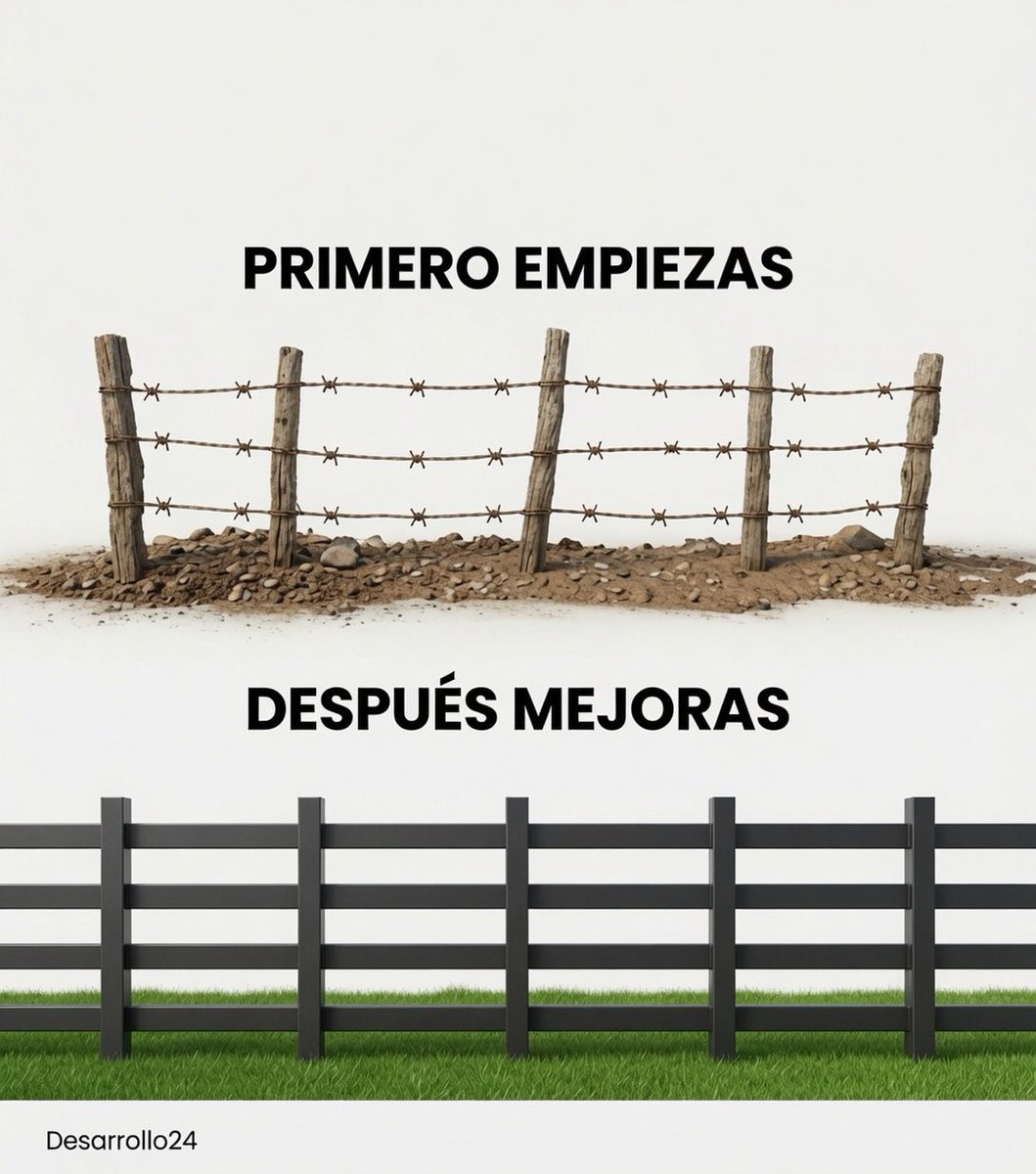 ControlCaracter's tweet photo. Primero empiezas… luego mejoras 

Nadie construye su mejor versión el primer dia https://t.co/hAfMiMXzC6