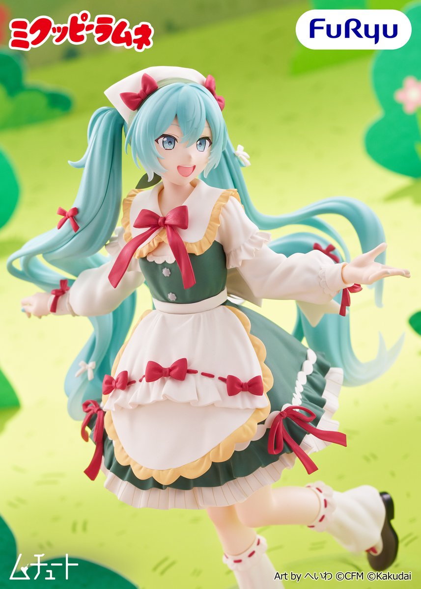 figsoku's tweet photo. 【クッピーラムネ×初音ミク】フリュー「初音ミク」へいわ氏デザインでプライズフィギュア化決定

【彩色原型公開】
https://t.co/LsGWnLkUgj
#フリュー #初音ミク https://t.co/kxzwsRfa7p