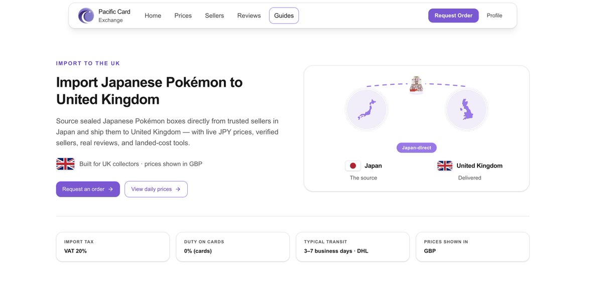 pactcg's tweet photo. Continuing to invest and recognize that we are building a global website and a global solution for sourcing Japanese Pokemon Cards over seas 🌎🌍🌏 https://t.co/tVh7S2kYZu